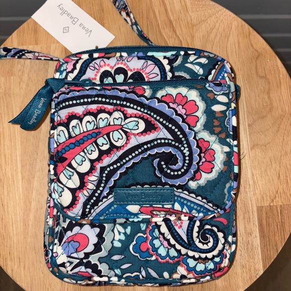 Vera Bradley Handbags - Vera Bradley Cotton Boho Mini Hipster Crossbody Bag The Haymarket Paisley NWT